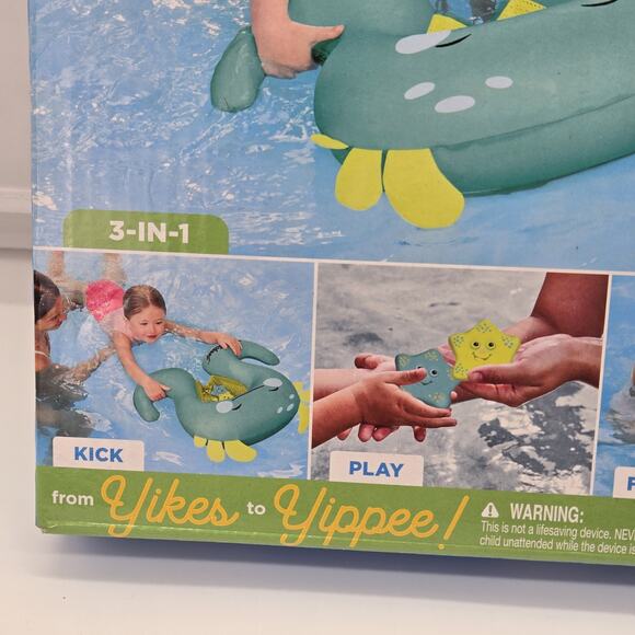 SwimSchool Inflatable Rover Swim Buddy Level 3 Float 22in New Beach Pool - Picture 5 of 7